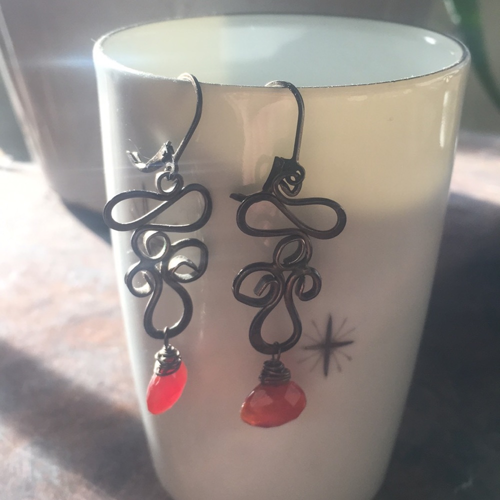Scrollwork earrings